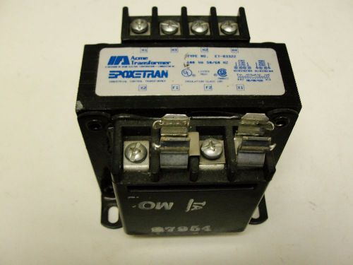 Acme transformer et-83322 transformer, 100va 50/60hz for sale