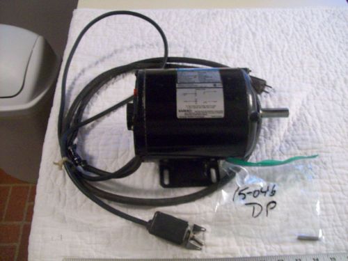 1/3 hp ac rockwell electric motor #62-134 from drill press 115v 1725 rpm 1 phase for sale