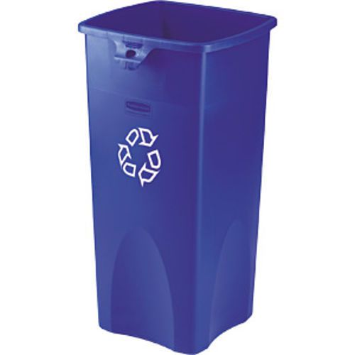 Untouchable Recycling Bin Blue 23 gal Home Restaurant Kitchen Outdoor C673780