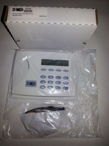 Dmp (digital monitoring products) 7000 series thinline lcd keypad model 7073-w for sale