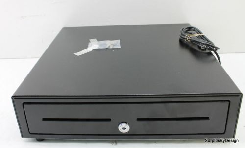 UNTESTED APG Vasario 1616 USB Canadian Cash Drawer, Black