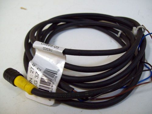 BANNER 27490 PICO-FAST QUICK DISCONNECT CABLE 3 PIN - NEW - FREE SHIPPING