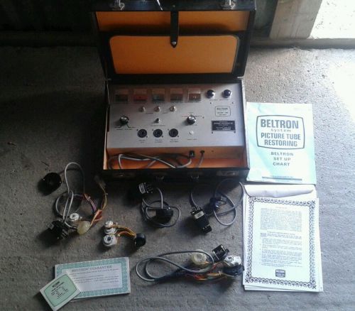 Beltron System Picture Tube Restorer Model 2972-E w/ Accessories and key