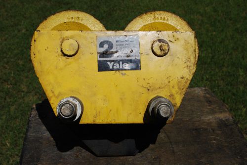 Yale 2-ton push beam trolley for sale