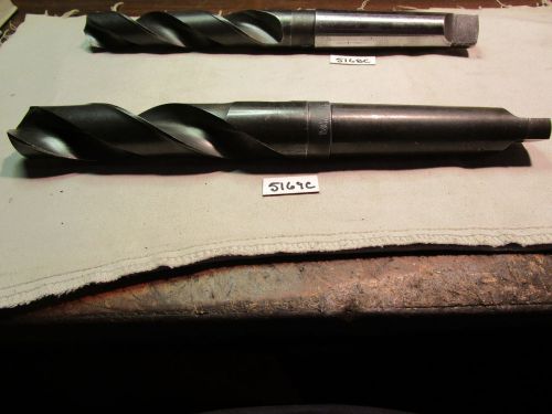 (#5169C) Resharpened USA Made 1-11/32 Inch Morse Taper Shank Drill