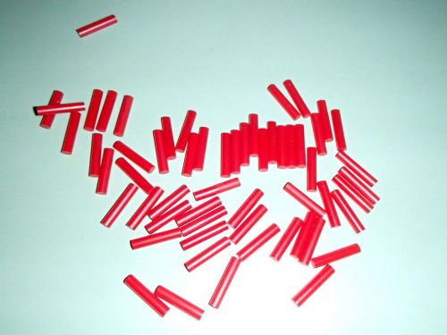1/4&#034; dia. x 1-1/4&#034; long urethane / polyurethane 95 a red rod, lot of 55 pcs for sale