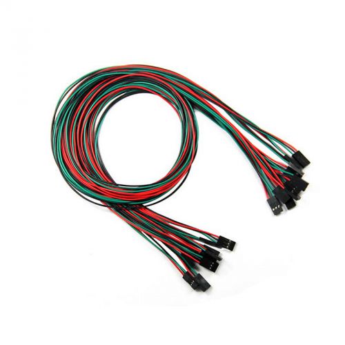 10pcs 70cm 3Pin Cable Set Female-Female Jumper Wire for Arduino 3D Printer LJN