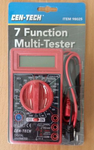 Cen-Tech 7 Function Multi-Tester Digital Multimeter
