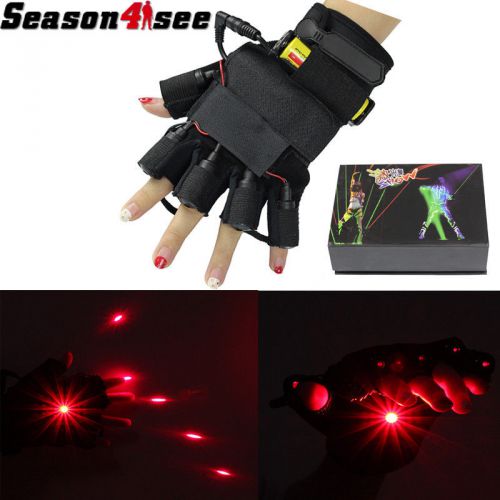 532nm 3mw red laser light left hand party laser glove gear&amp;1x18650 battery black for sale