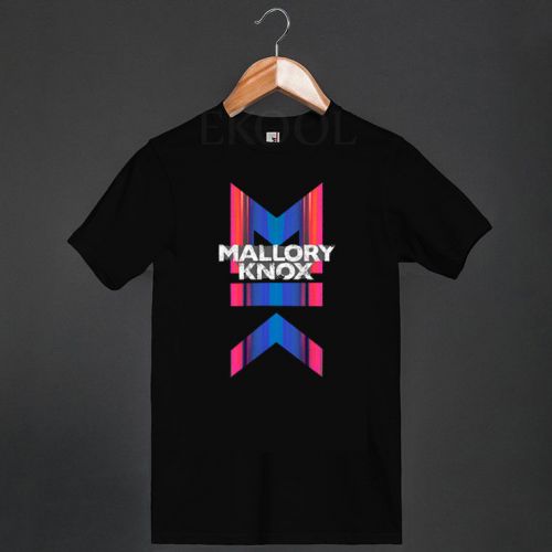 Mallory Knox Asymmetry NEW Logo T-Shirt Tour Licensed Merch Rock Band