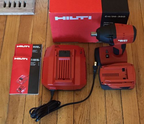 HILTI hammer drill SIW 18-A w/battery &amp; battery charger C 4/36-350