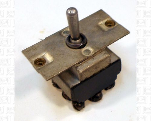 Cutler hammer center off 4pdt toggle switch 125 vac 15 amp an-3227-5 for sale