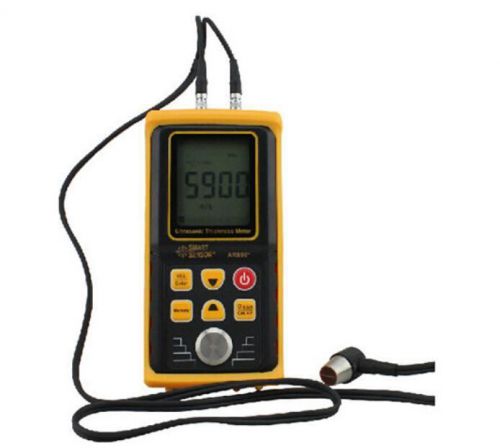 New ar850+ digital ultrasonic wall thickness gauge meter tester 1.2~225.0mm for sale