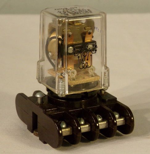 Potter &amp; brumfield krp11ag 120v 8 pin power relay with base 50-60 hertz for sale