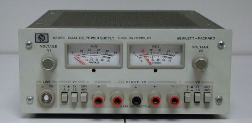 Hp 6205c dual dc power supply hewlett packard for sale