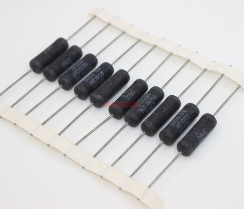 10pcs 820 Ohm 5W 5% AXIAL WIREWOUND RESISTORS DALE VISHAY