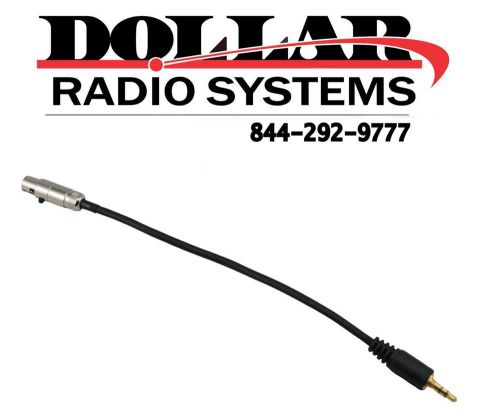 New Motorola Racing Radio Headset Single Pigtail Pin 3.5mm Audio Cord Cable