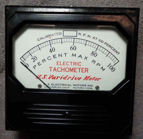 U.S. Varidrive Motor Tachometer  --- New