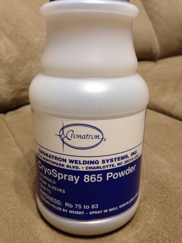 Cronatron welding systems - cryospray 865 powder - 2lb. bottle - new for sale