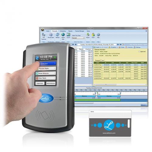 Lathem PC600-KIT Payclock System with version 6 software