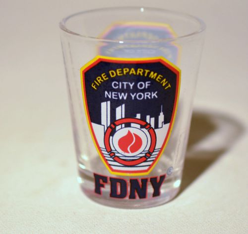 Fire Department City of New York FDNY Souvenir Collectible Shooter Shot Glass