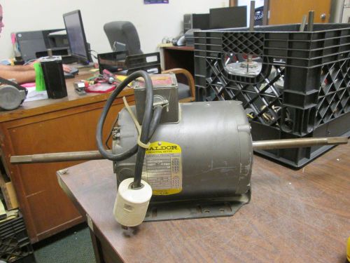Baldor Motor 1HP 1725RPM 208-230/40V 3.4-3.2/1.6A 3Ph 60Hz Used