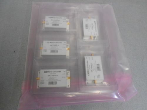 (NEW) Mini-Circuits SMA ZRL-2400LN Low Noise Amplifiers (Lot of 5)