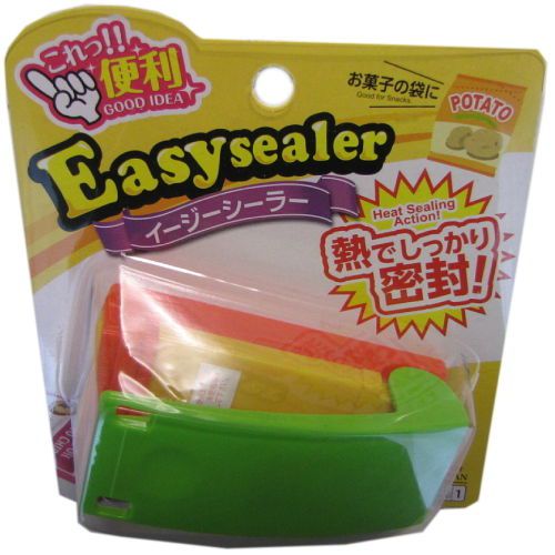 DAISO Portable Colorful Sealer Heat Mini Handheld Plastic Bag Impluse Sealer