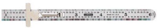 General Tools 6&#034; Flexible Precision Stainless Steel Rule 300/1