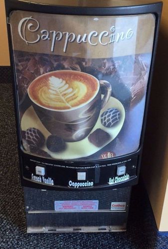 Grindmaster Cappuccino Hot Chocolate Machine Beverage Dispenser 3 Flavors