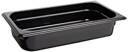 Rubbermaid commercial products fg216p00bla 1/3 size 2-5/8-quart hot food pan, for sale
