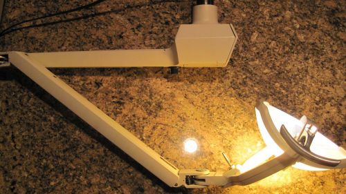 Pelton &amp; Crane LF II Operatory Dental Exam Light for Post Mount Lighting, Beige