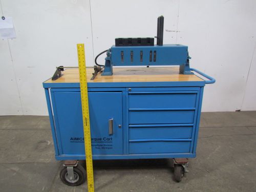Acradyne Aimco EUROKRAFT GM Torque Validation Cart Pit box tool Cart towable