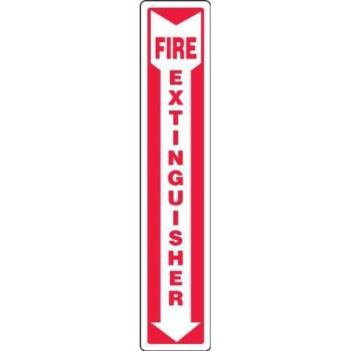 Accuform Signs MFXG545VA Aluminum Safety Sign, Legend &#034;FIRE EXTINGUISHER New