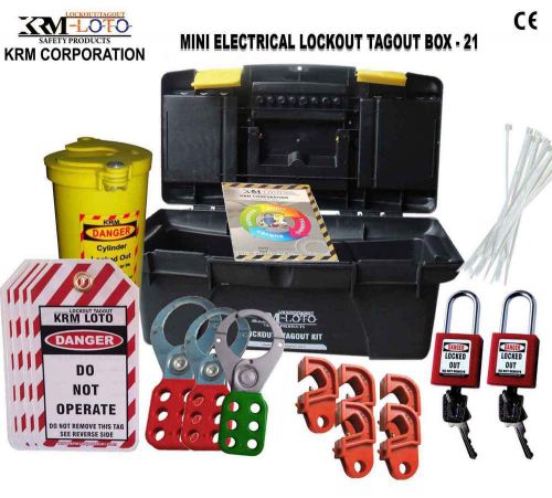 Mini electrical lockout tagout box for sale
