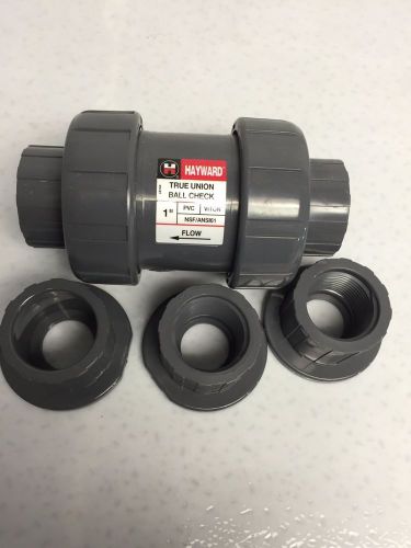 Hayward 1&#034; PVC True Check Valve O Rings Socket and Threaded Ends TC10100ST (B24)