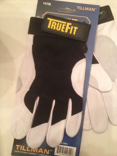 TILLMAN 1470 L TrueFit Mechanics Goatskin Gloves LARGE