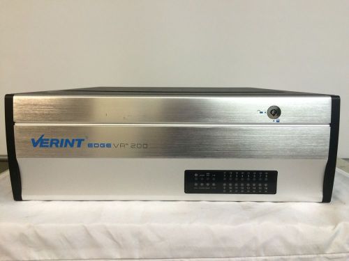 Verint Edge VR-200 Hybrid Network Video Recorder-1TB HDD-NO Analog Cards *AS IS*