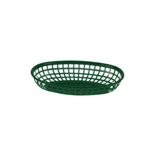 New Green Polycarbonate Basket, Fast Food 9.38&#034;W Thunder Group