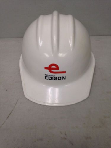 Toledo edison electric company lineman safety bulard helmet vintage construction for sale
