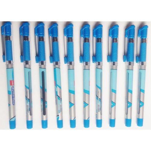 50x Cello Butter Flow BLUE Ball Pen smooth writing | school home office use