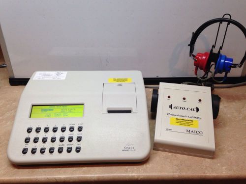 Maico ma800 automatic audiometer w/ current calibration &amp; acoustical ear for sale