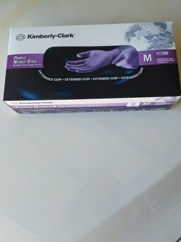 Box of 50 Purple Nitrile-Xtra Powder-free Disposable Gloves