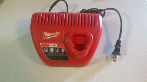 New milwaukee m12 12volt 48-59-2401 lithium-ion battery charger for sale