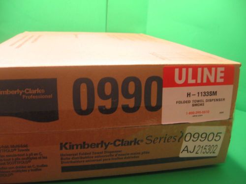 KIMBERLY CLARK - PROFESSIONAL FOLDED TOWEL DISPENSER - H1133SM - SMOKE - 09905