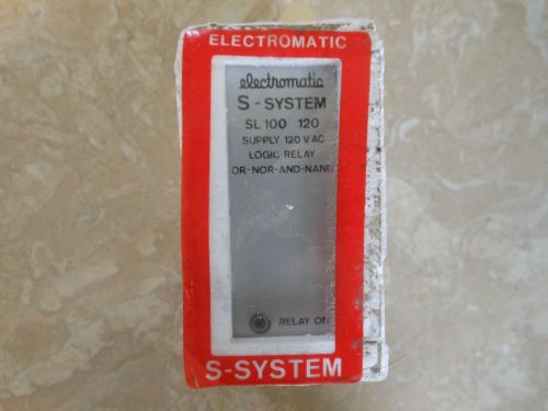 Electromatic SL 100 120 Logic Relay OR-NOR-AND-NAND