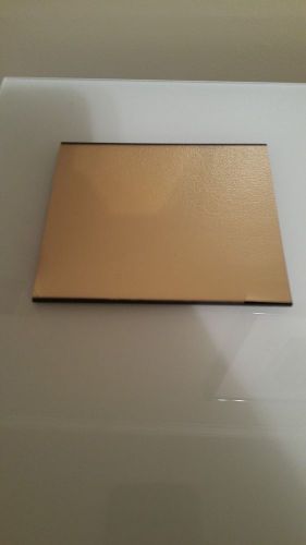Aulektro #10 teal/aqua  4.5 x 5.25 gold mirror w/ free light blue drop in for sale