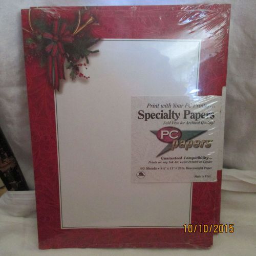 SPECIALTY PAPERS ACID FREE FOR ARCHIVAL QUALITY 60 SHEETS