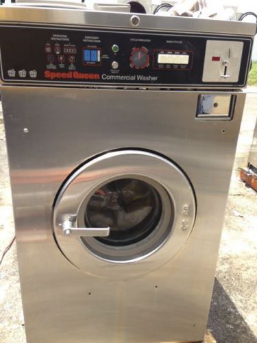 Speed queen 30lb washer 3 phase hc30md2 coin drop for sale