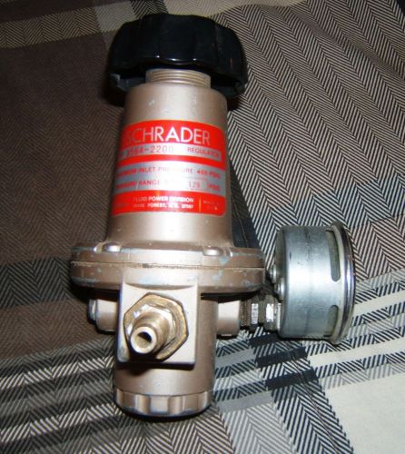 SCHRADER 3564-2200 AIR PRESSURE REGULATOR